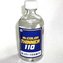 T102 Разбавитель для акриловых красок Mr. Color Thinner 110 мл (Gunze Sangyo)