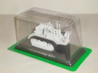 Коллекционная масштабная модель 1:43 Гусеничный трактор Сталинец-60 с журналом Тракторы №129 (Hachette)