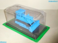 Коллекционная масштабная модель 1:43 Бульдозер Т-130М, синий с журналом Тракторы №136 (Hachette)