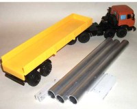 Набор: Труба стальная D 770 мм, длина 9 м, 1:43 (Трубозаводик)