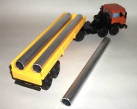 Набор: Труба стальная D 770 мм, длина 9 м, 1:43 (Трубозаводик)