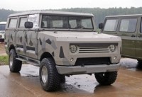 Масштабная модель 1:43 Опытный военный внедорожник МАМИ (Lastochka)