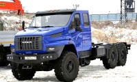 Коллекционная масштабная модель 1:43 Урал Next 44202 двойная кабина (Мастерская)