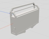 Ящик закабинный для моделей 1:43 грузовиков КамАЗ, МАЗ от AVD Models, SSM, Автоистория, зарубежных производителей (ДемидовЪ)