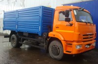 Сборная модель 1:43 Кузов-зерновоз упрощенный для грузовиков из Набережных Челнов -43253, -5320, прицепов из Нефтекамска -8560, ГКБ-8527 (Клен)