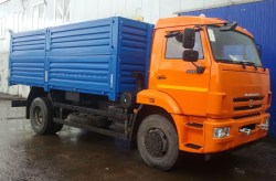 Сборная модель 1:43 Кузов-зерновоз упрощенный для грузовиков из Набережных Челнов -43253, -5320, прицепов из Нефтекамска -8560, ГКБ-8527 (Клен)