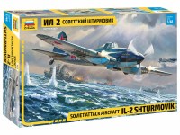 Сборная масштабная модель 1:48 Советский штурмовик Ил-2 (Звезда)