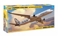 Сборная масштабная модель 1:144 Пассажирский  авилайнер Аэробус А320-1000 (Звезда)