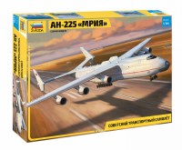 Сборная масштабная модель 1:144 Советский транспортный самолет АН-225 "Мрия" (Звезда)